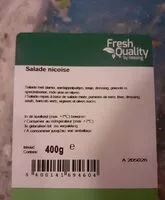 Sokerin määrä sisällä Salade nicoise