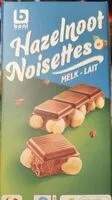 入っている砂糖の量 Noisettes lait