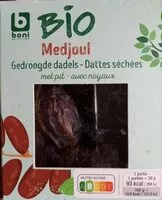Sokerin määrä sisällä Dattes séchées Medjoul