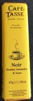 İçindeki şeker miktarı Chocolat fin artisanal noir praliné amandes et yuzu