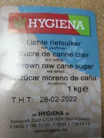 Zuckermenge drin sucre de canne clair