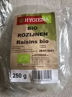 Zuckermenge drin Raisins Bio