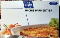 चीनी की मात्रा Hachis Parmentier, Surgelé