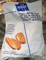 चीनी की मात्रा Portions de Filet de Colin d'Alaska panées, Surgelées (5 Portions)