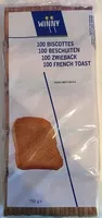 Amount of sugar in 100 biscottes
