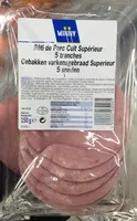 Amount of sugar in Rôti de porc cuit supérieur