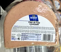 चीनी की मात्रा Pâté de foie de porc