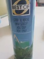 İçindeki şeker miktarı Sirop de menthe