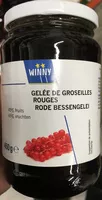 Amount of sugar in Gelée de groseilles rouges