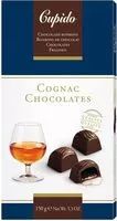 Suhkru kogus sees Cupido Pralines à Liqueur Cognac 10X150G