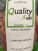 Sucre et nutriments contenus dans Quality nuts