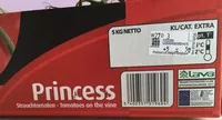 入っている砂糖の量 Tomates grappes Princess