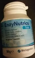 Suhkru kogus sees Enzynutrics total