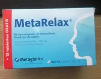 Suhkru kogus sees MetaRelax