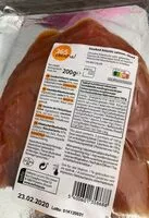 Cantidad de azúcar en Gerookte Atlantische zalm, gesneden