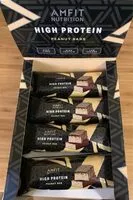 Quantité de sucre dans High protein peanut bars