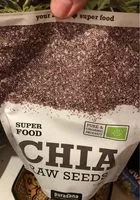 入っている砂糖の量 Graines de chia crues