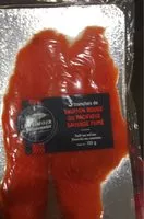 入っている砂糖の量 Saumon rouge du pacifique sauvage fume