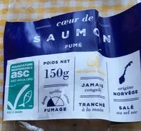 Jumlah gula yang masuk Cœur de saumon fumé