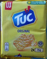 Sokerin määrä sisällä Tuc original