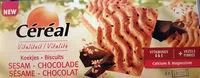 入っている砂糖の量 Céréal Sésame-chocolat Biscuits