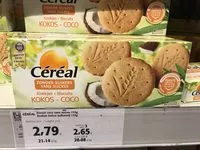 入っている砂糖の量 Céréal Sésame-vanille Biscuits