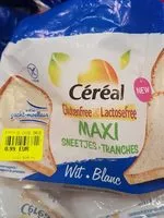 含糖量 Pain blanc sans gluten maxi tranches