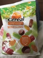 入っている砂糖の量 Winegums