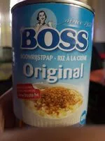 Sucre et nutriments contenus dans Boss