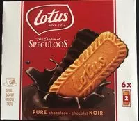 入っている砂糖の量 Lotus Spéculoos chocolat noir