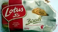 Cantidad de azúcar en biscoff