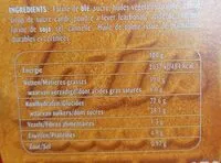 入っている砂糖の量 Speculoos