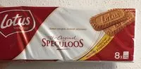 入っている砂糖の量 Spéculoos