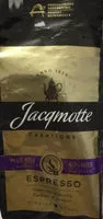 Amount of sugar in CAFE JACQMOTTE Création espresso