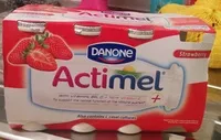 Quantité de sucre dans Actimel Strawberry