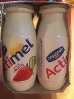 Suhkru kogus sees Actimel à la Fraise
