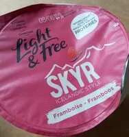 Количество сахара в Skyr light and free framboise
