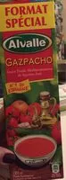 入っている砂糖の量 Alvalle Gazpacho l'original format spécial 1,10 L