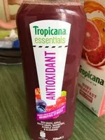 Sucre et nutriments contenus dans Tropicana essentials