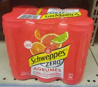 Amount of sugar in Schweppes Zero agrumes