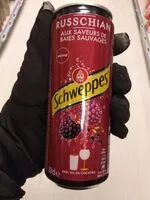 Amount of sugar in Schweppes Russchian aux saveurs de baies sauvages