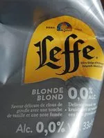 चीनी की मात्रा Leffe Blonde 0,0% alcool