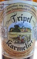 Sucre et nutriments contenus dans Tripel karmeliet