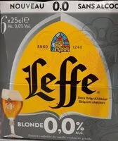 Sucre et nutriments contenus dans Leffe