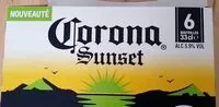 Cantidad de azúcar en Corona Sunset