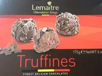 Sucre et nutriments contenus dans Lemaitre chocolatier belge