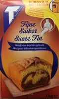 चीनी की मात्रा Sucre fin