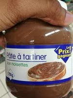 Suhkru kogus sees Pate a tartiner aux noisettes