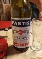 चीनी की मात्रा Pastis
