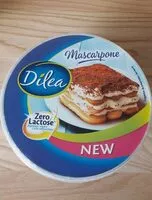 Sokerin määrä sisällä Dilea Mascarpone